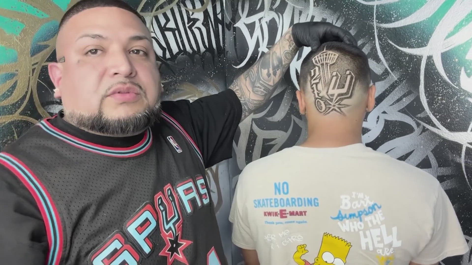 Fans flock to Boerne barbershop for Spurs-themed designs amid playoff ...