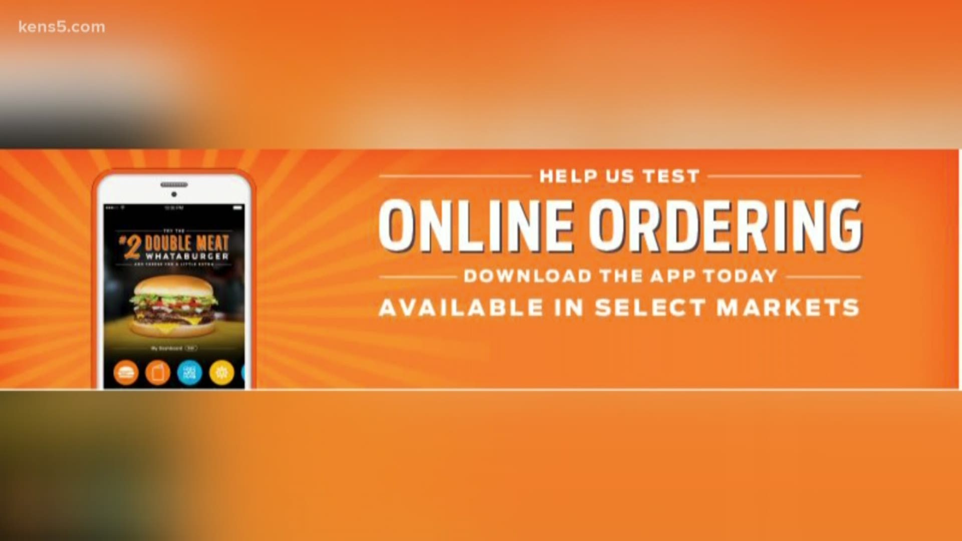 The option is available in all San Antonio Whataburger locations, according to the company's website.