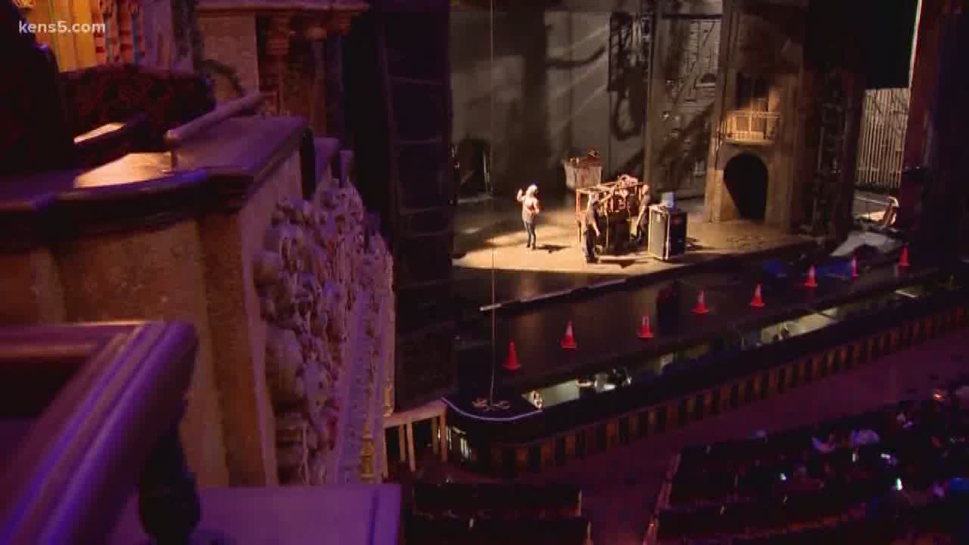 The longest running Broadway show, Les Misérables, opened Tuesday the Majestic Theatre. KENS 5 took a rare look behind the curtain.