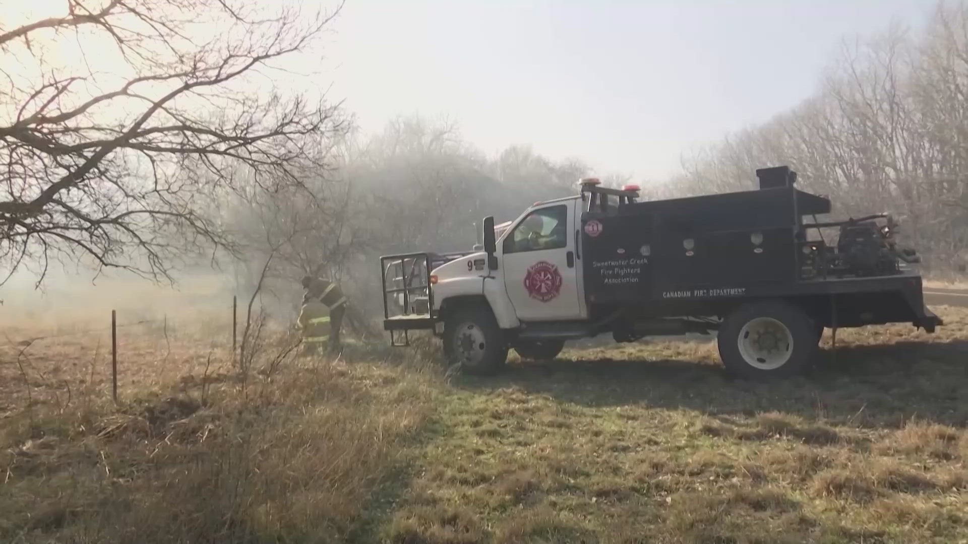 Fire crews in Canadian, Texas fought a spot fire in a wildlife management area , saving cattle. The spot fire is part of the state's massive Smokehouse Creek fire.