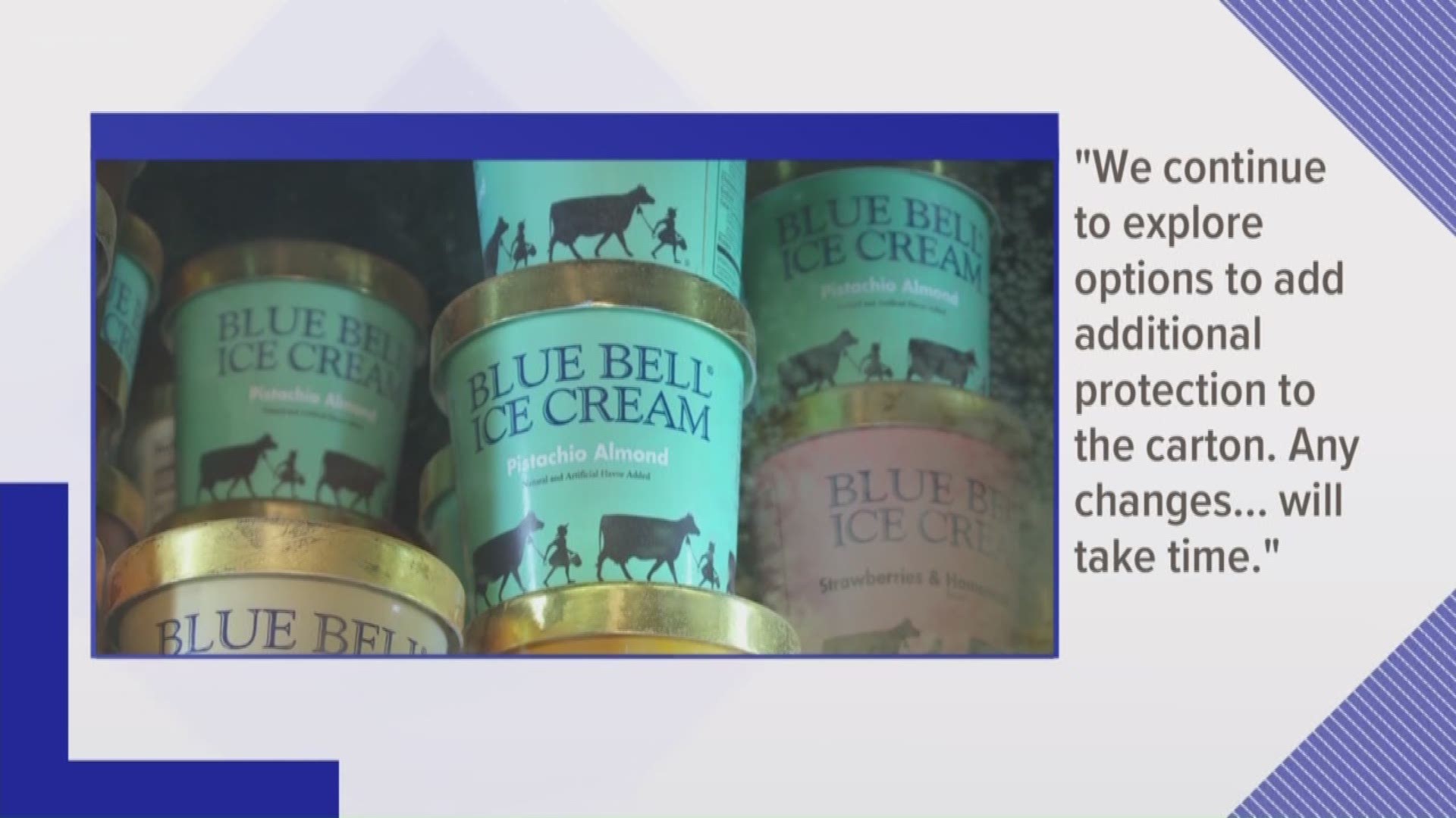 After a string of reports about people licking Blue Bell ice cream and putting it back, the company and police have had enough.