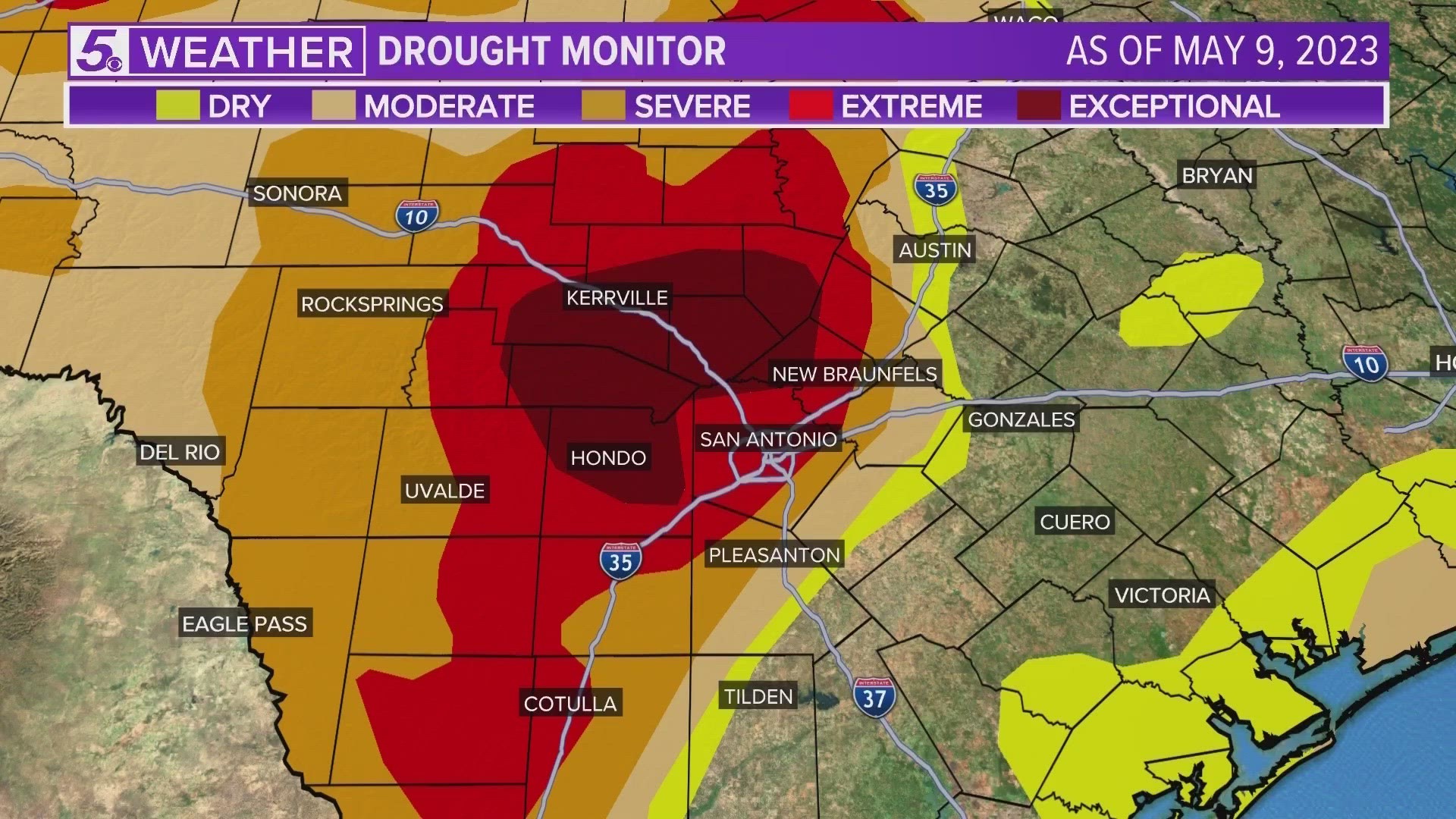 San Antonio remains in extreme drought, but could that change soon