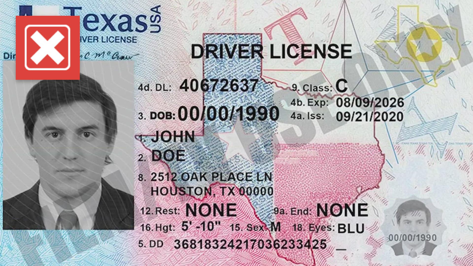 When you do need a new picture depends on your age when you got your first license.