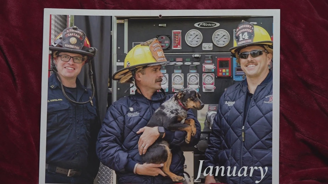 Boerne firefighters release 2025 fundraising calendar