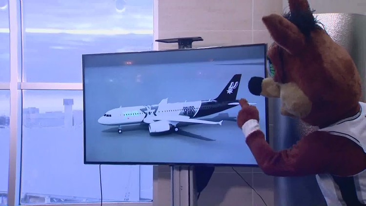 Unveiled: Spurs-branded airplane to take the skies; official team sponsorship with Mexico airline announced