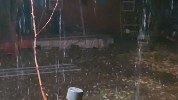 Hail Storm in Uvalde