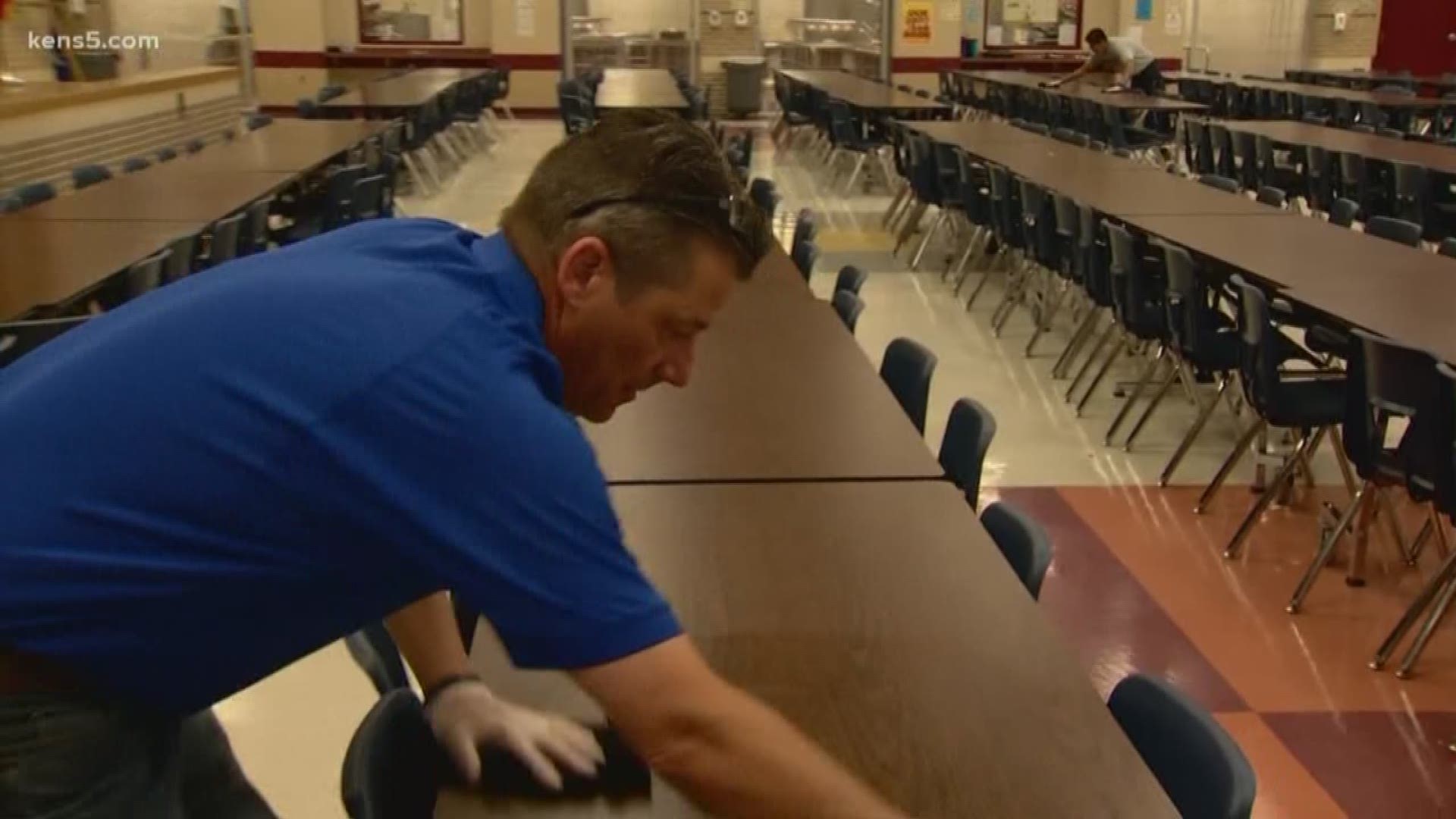 Bill Taylor heads out to Briscoe Middle School and finds out how Patty keeps things clean.