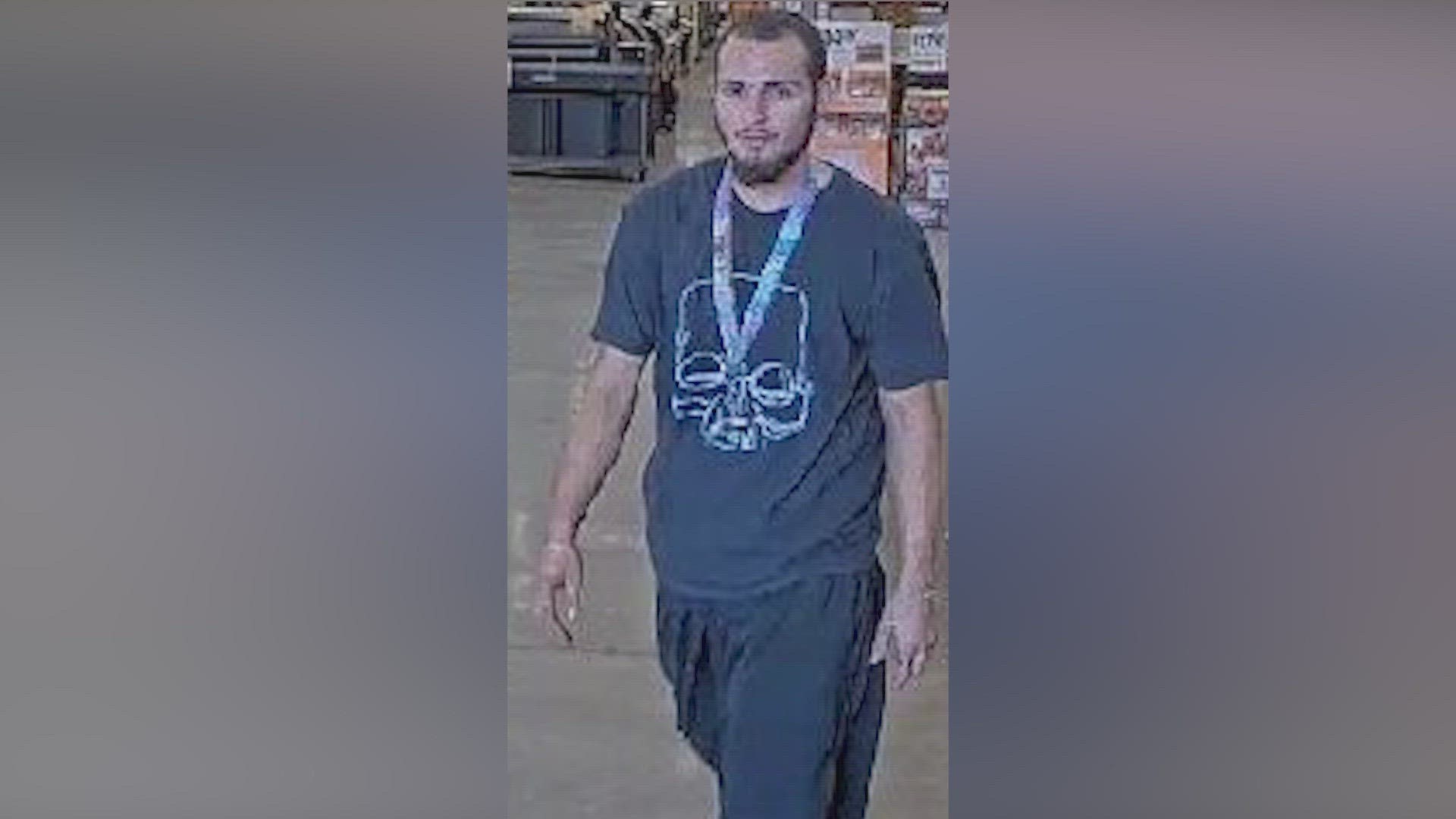 SAPD says this man tried to hide items as he walked past cashiers without paying.