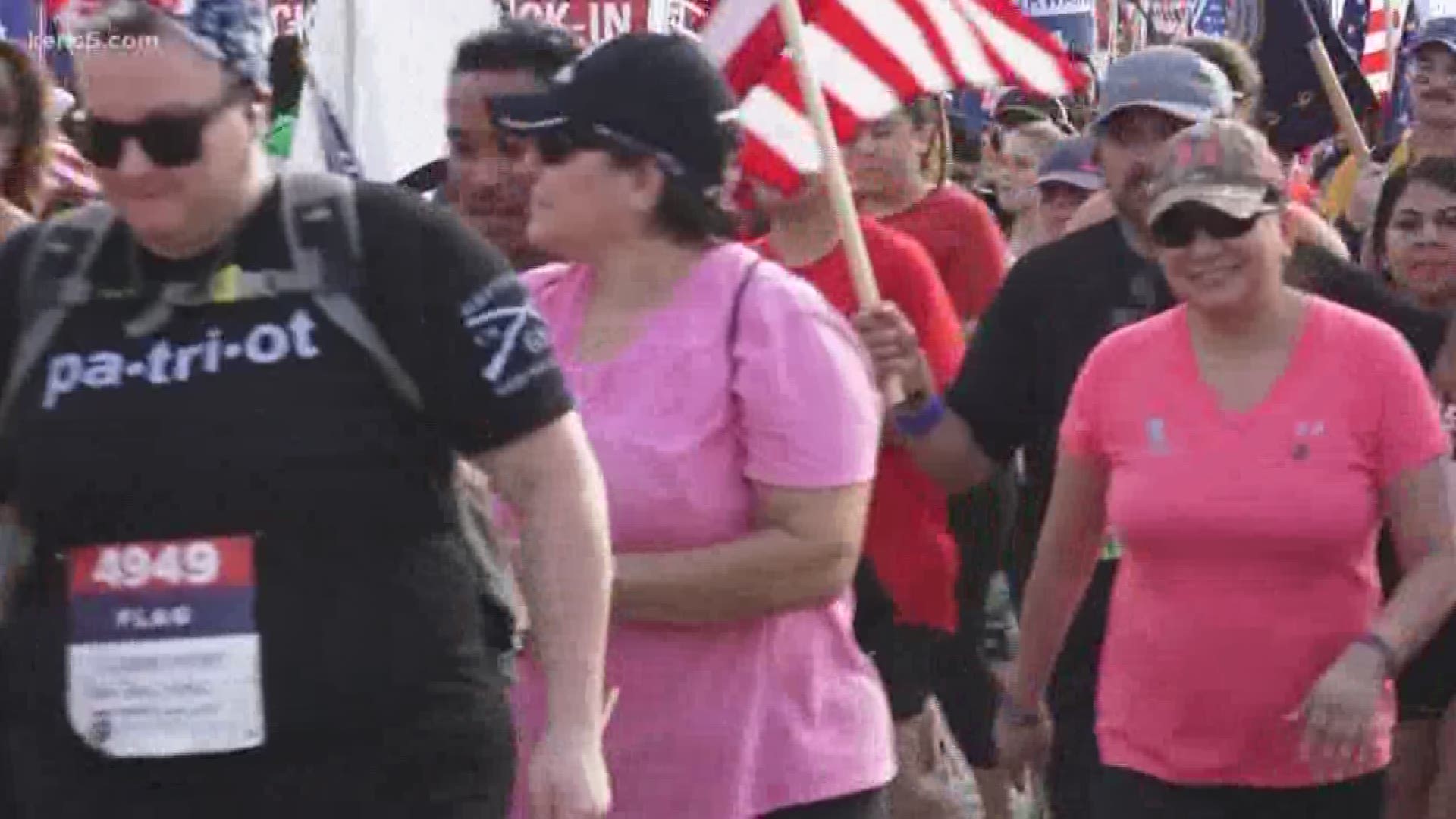 The Wounded Warrior Carry Forward 5K was held, for the first time, in the Military City. And it saw a massive turnout.