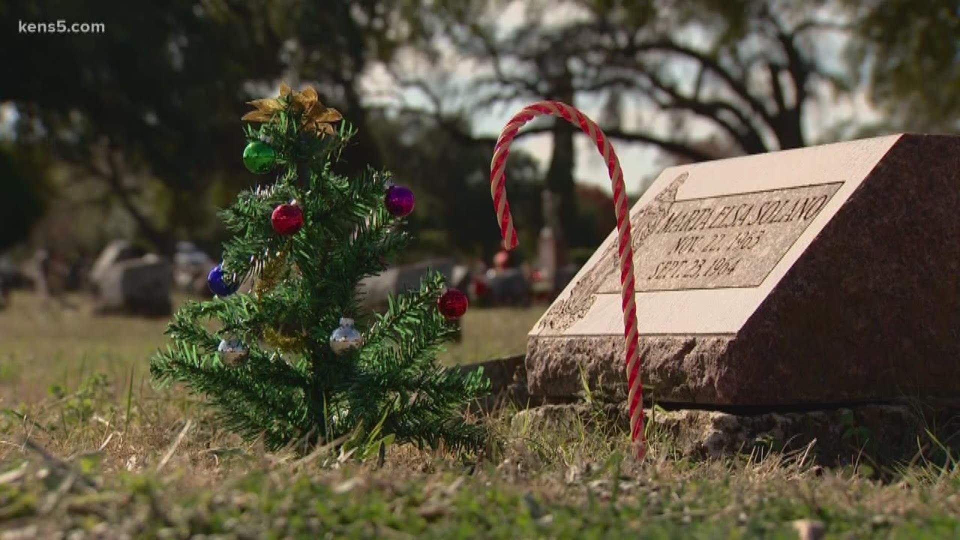 The holiday season is all about spending time with the people you love most. For some, that means a trip with flowers to the cemetery.