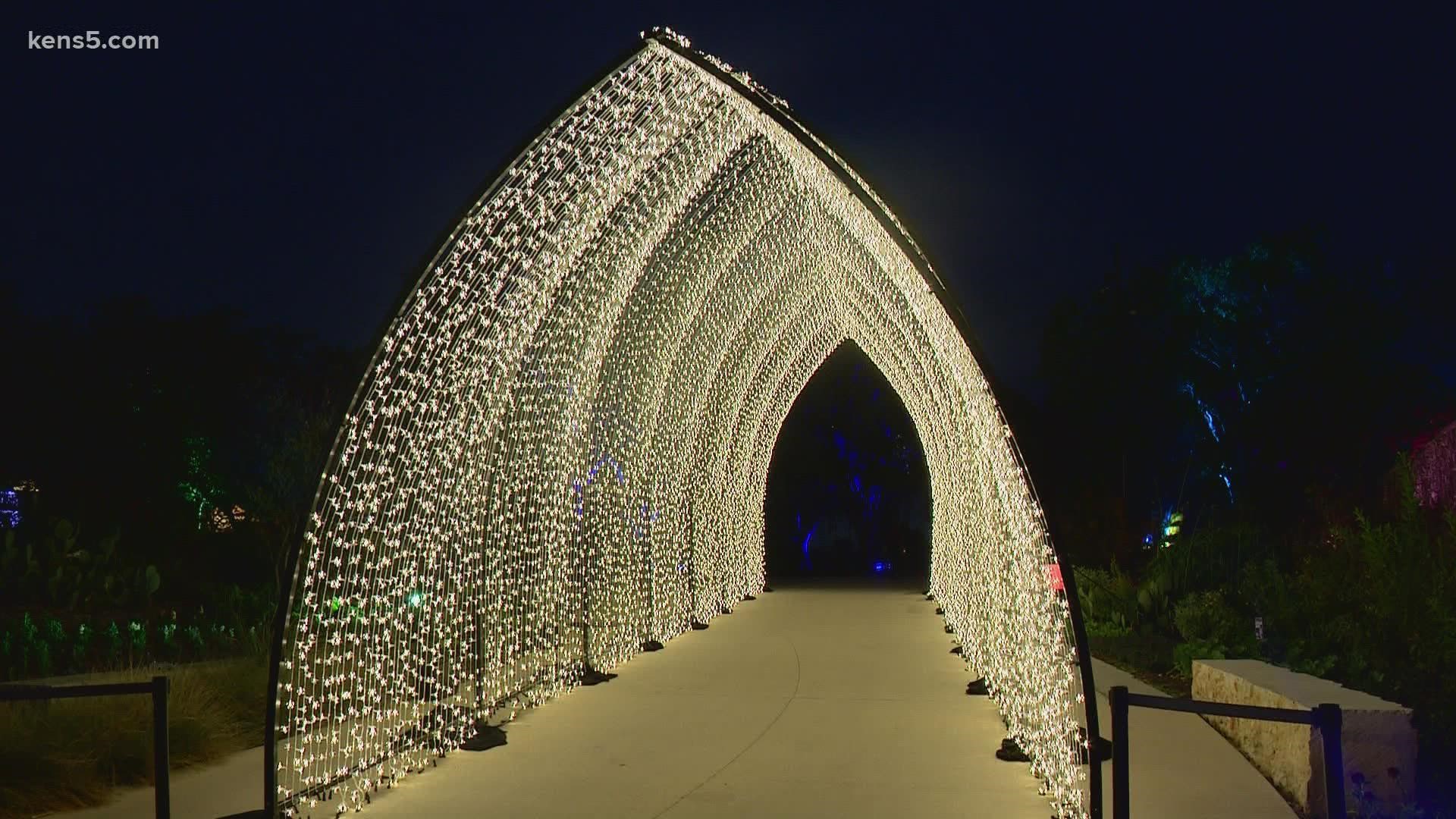 botanical gardens lightscape