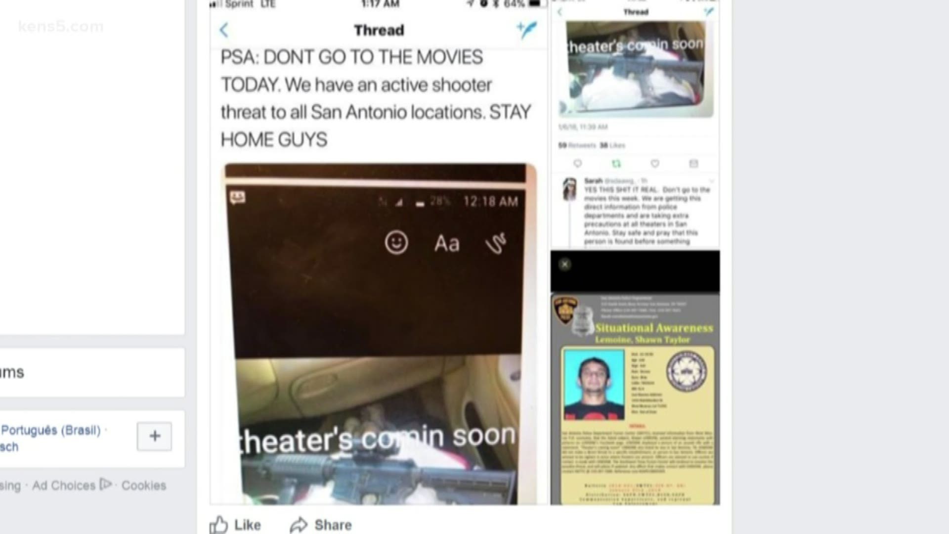 After a social media post threatening San Antonio movie theaters went viral, SAPD and the FBI investigated and arrested the suspect.