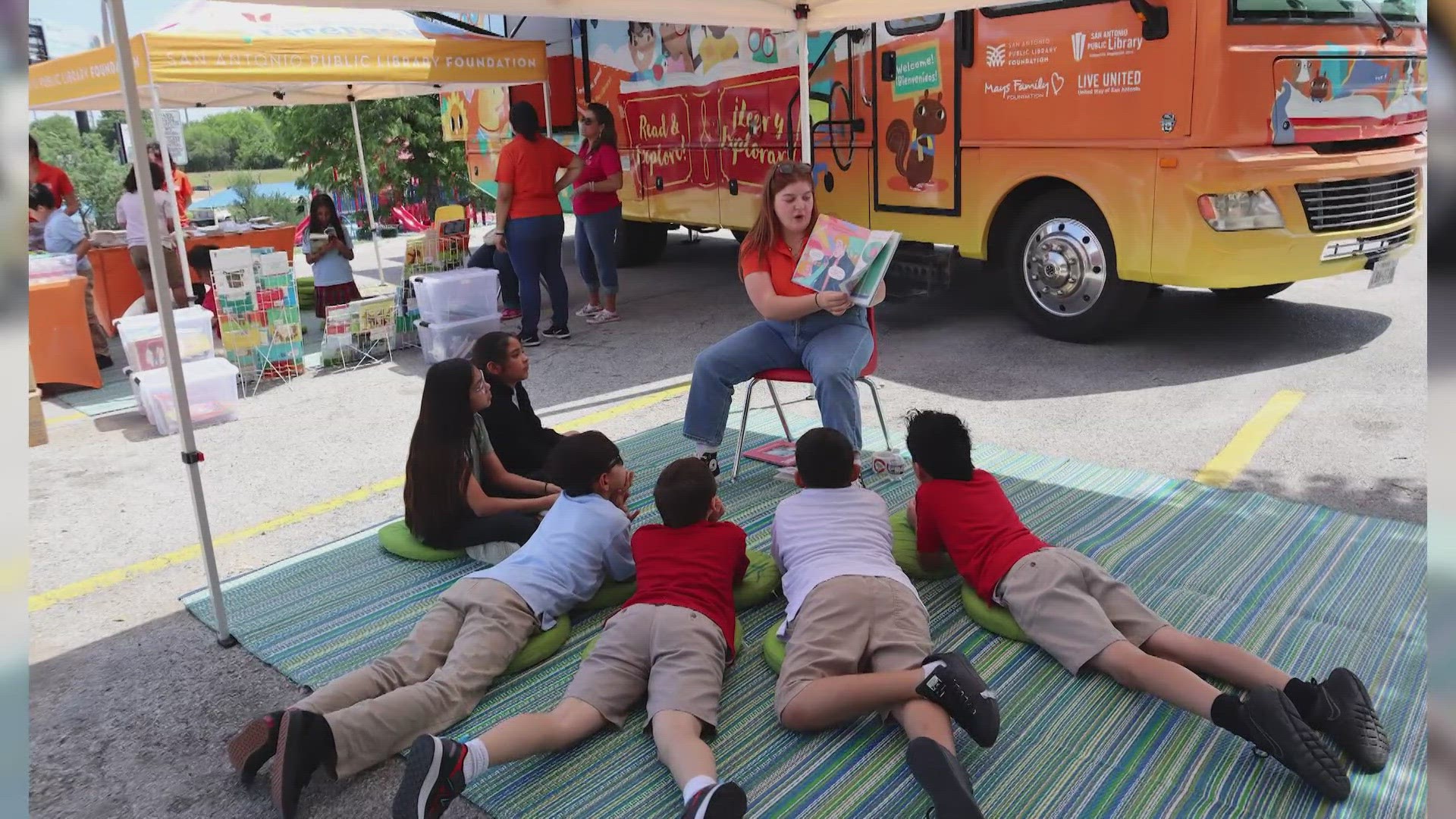 It's part of their newest campaign and a fun way to talk about books and bring awareness to what all the libraries in the city have to offer.