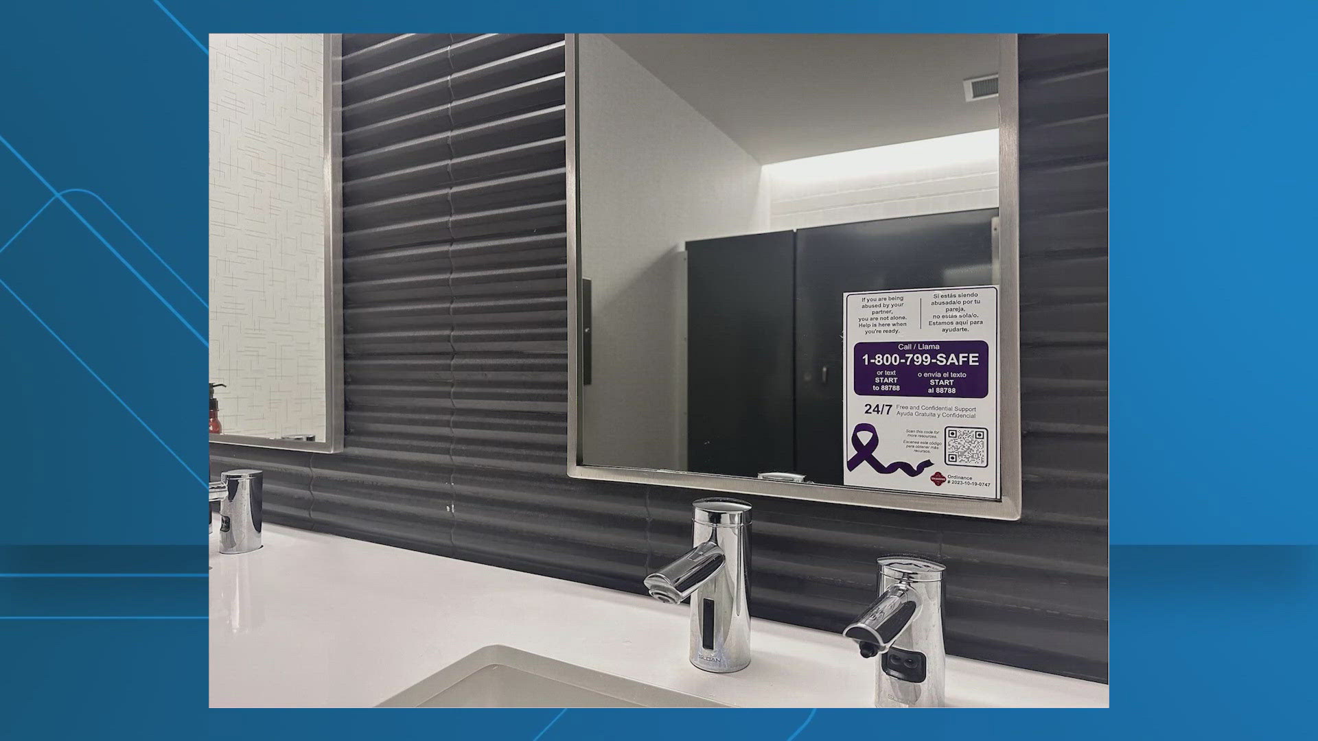 Starting this fall, signs must go up in public restrooms with resources for domestic violence.