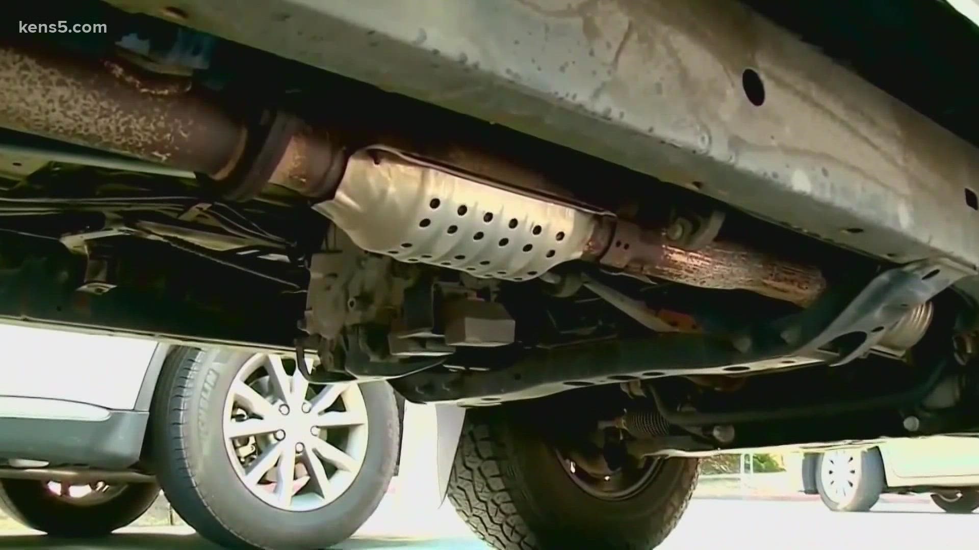 Catalytic converter thefts are on the rise. Here's what you should do if you're the victim on a catalytic converter theft.