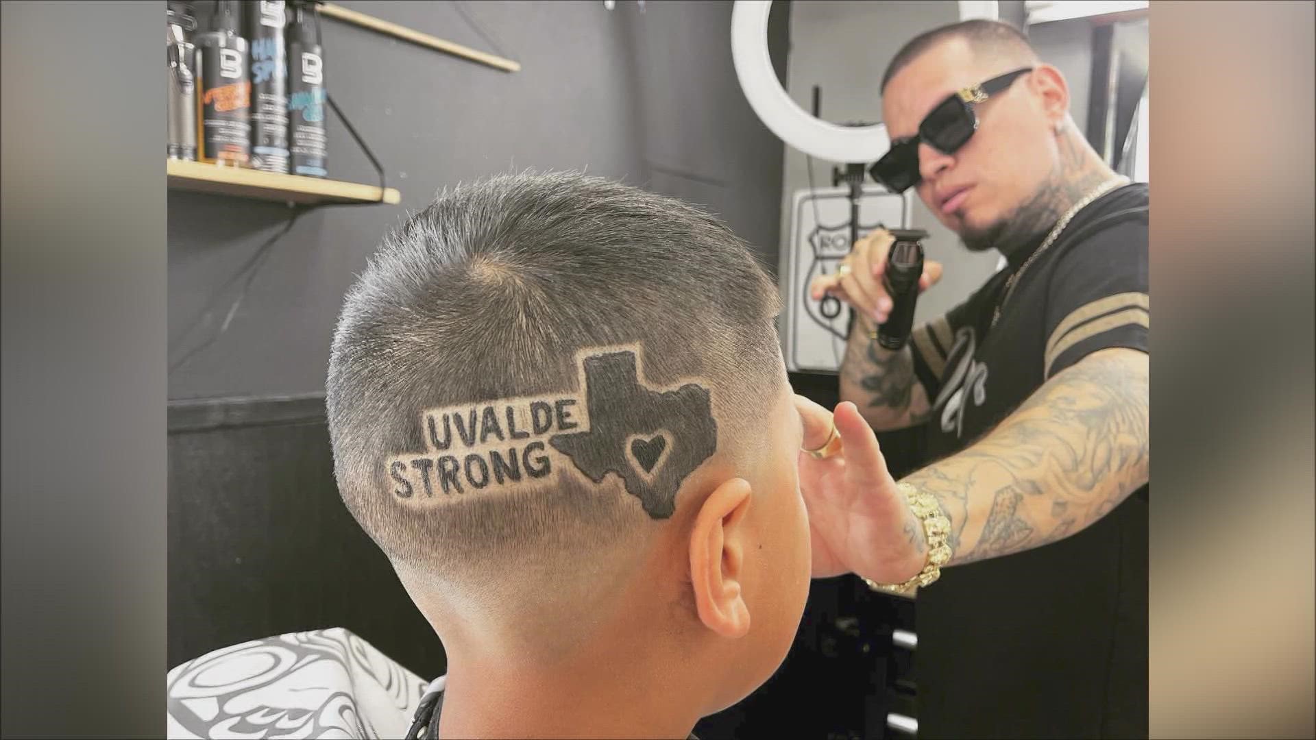 One Austin-based barber who grew up in Uvalde is doing free haircuts all Tuesday.
