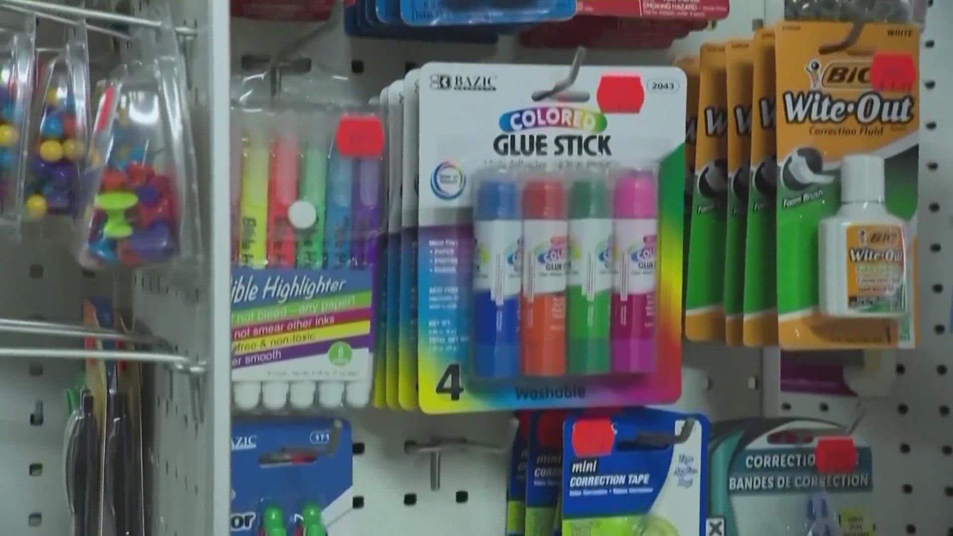 Parents aren't the only ones doing back-to-school shopping, teachers also have a long list of supplies they need.