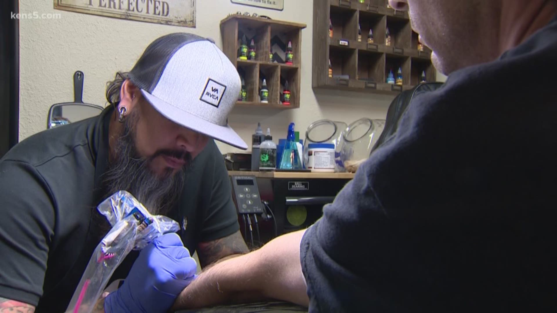 KENS 5 photojournalist Ivan Gibson met some people who tested their luck and went under the needle on the last Friday the 13th of 2018.