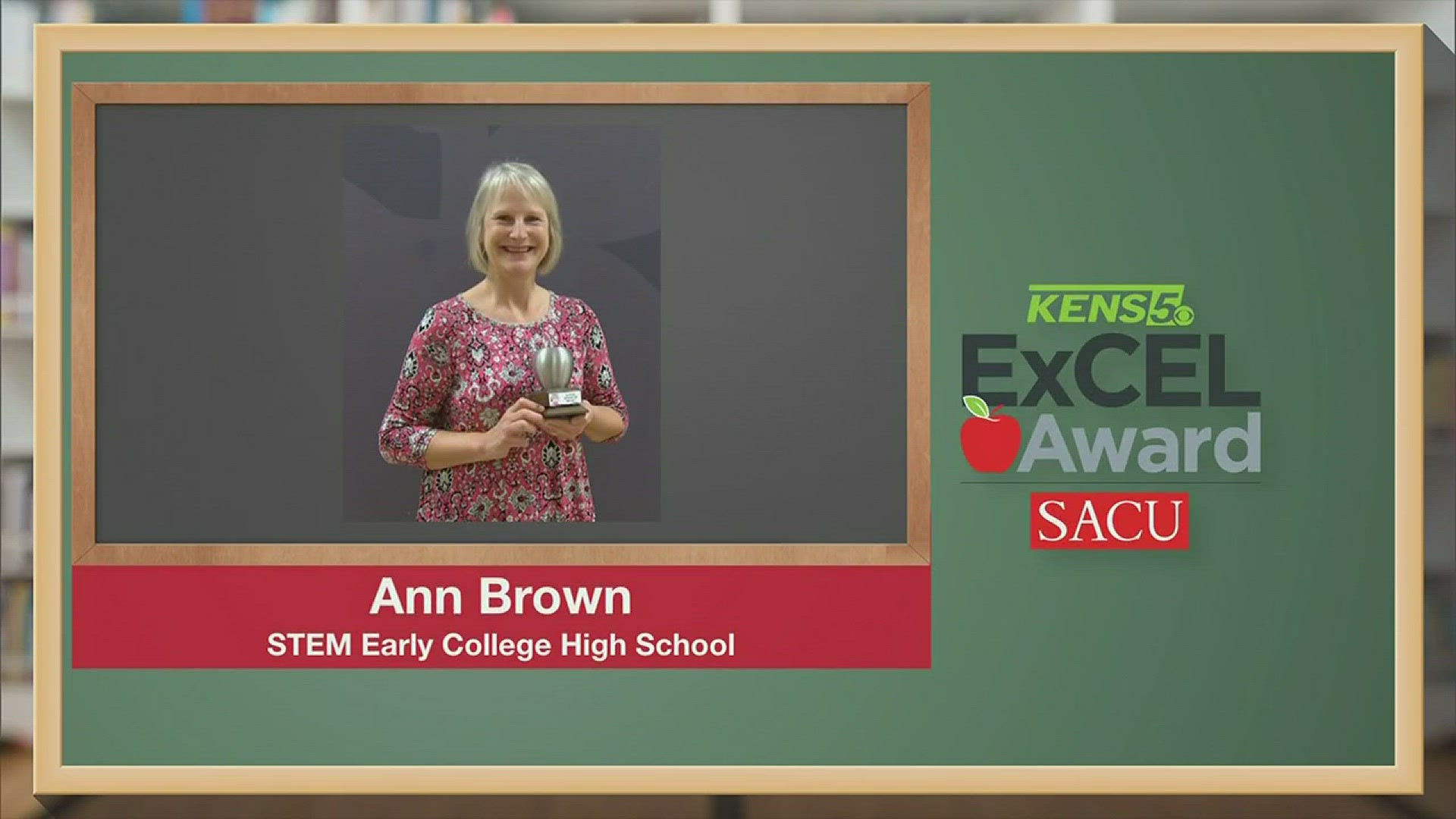 Ann Brown spent 20 years in a medical lab before becoming a teacher. In addition to opening their eyes to science, she takes students on field trips to colleges.