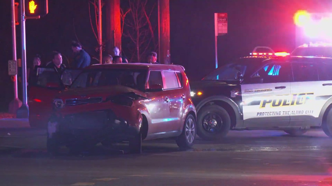 Driver Crashes Into SAPD Officer's Vehicle On The Northeast Side ...