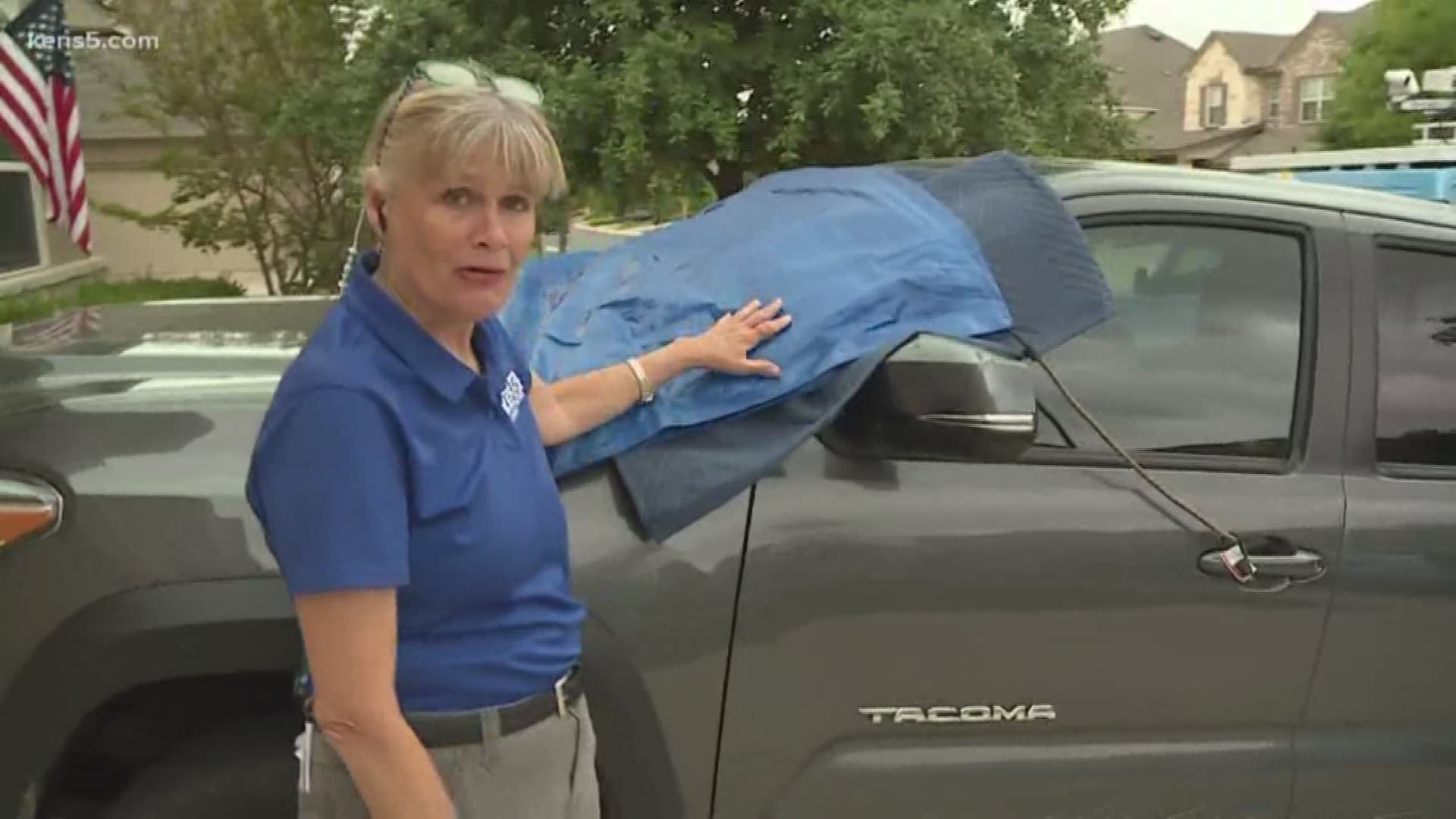 Thousands of San Antonians are still trying to recover from Saturday’s storms that left houses and cars damaged. With another severe weather threat looming for tomorrow, many people are thinking about how to save themselves from that kind of heartache.