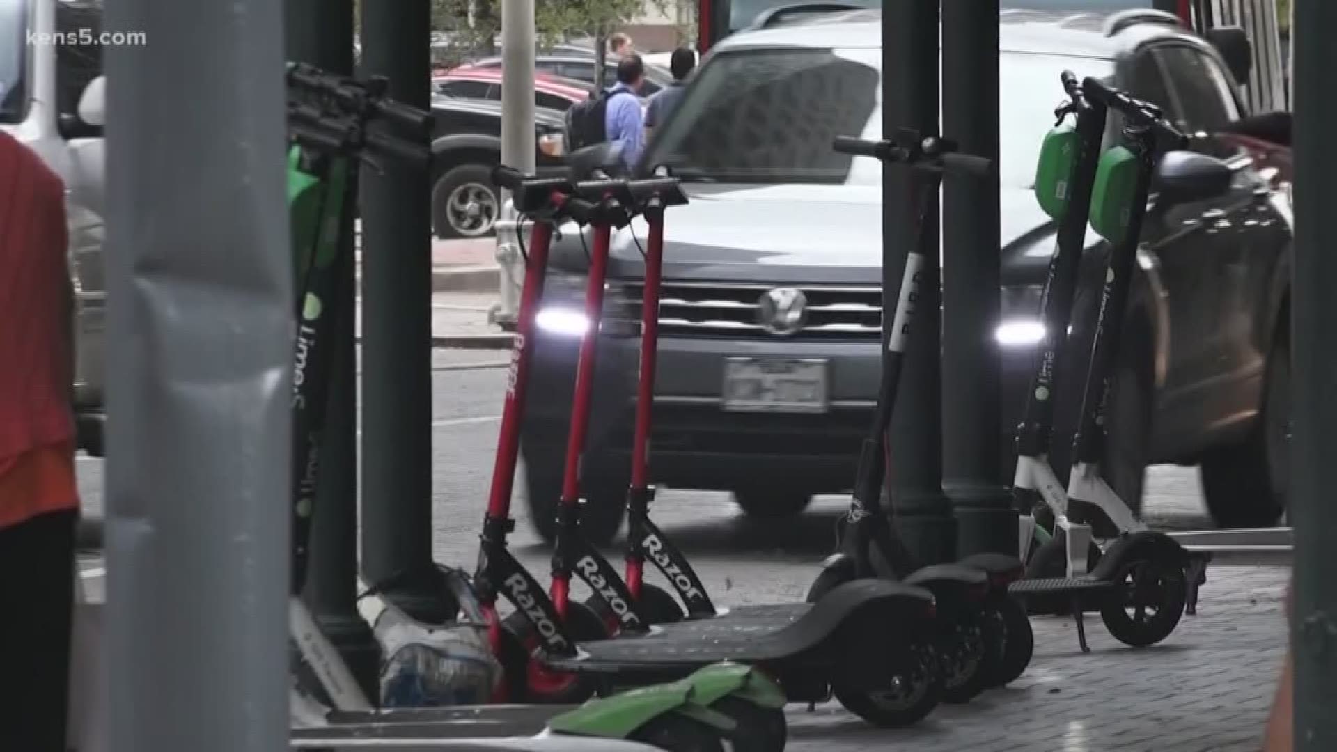 An e-scooter crackdown could be coming to clean up the clutter and help people report problems. KENS 5 Eyewitness News reporter Roxie Bustamante is live from downtown.