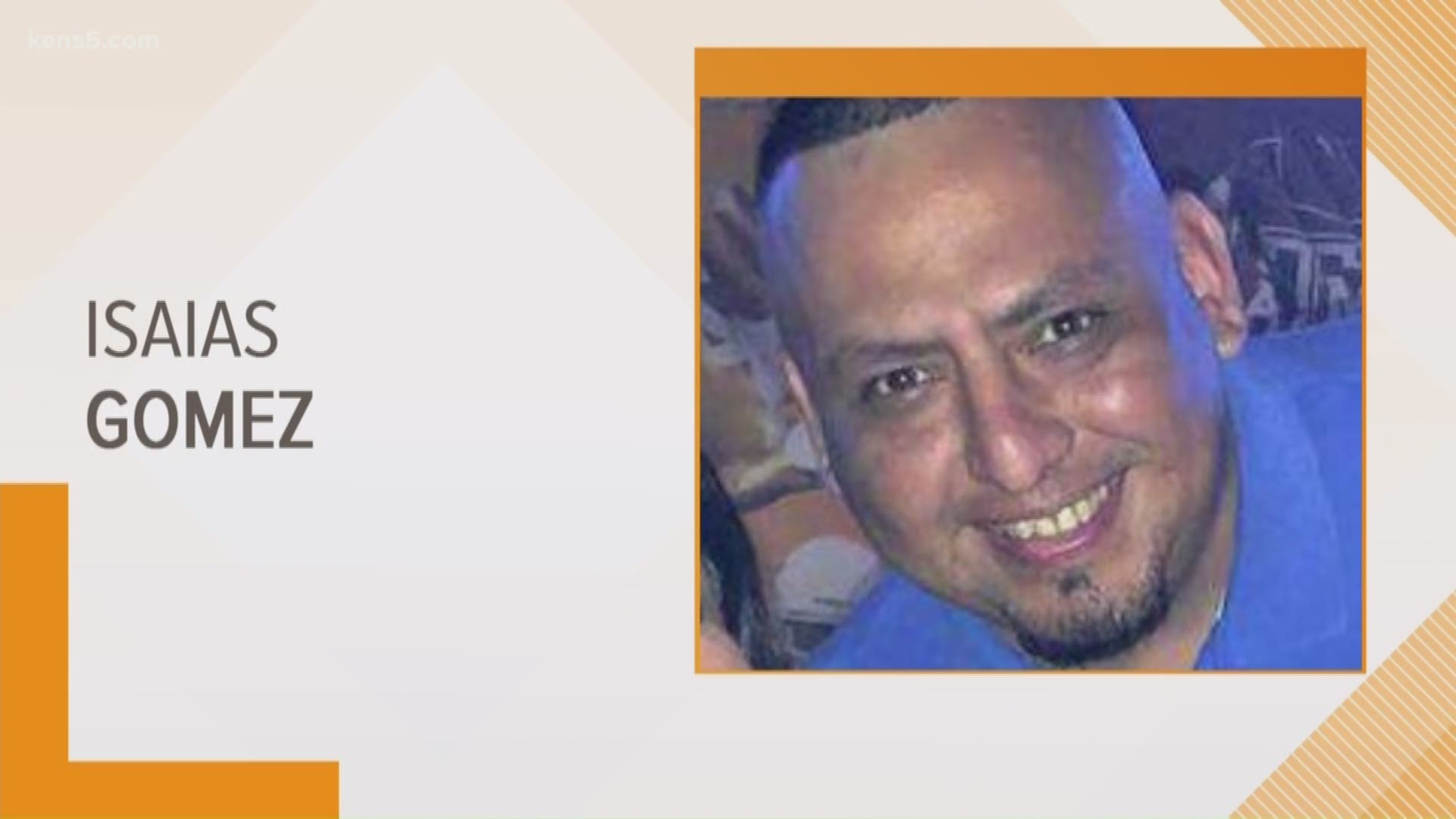 Police are looking for the driver of a pickup truck that crashed into Isaias Gomez's car before he died.