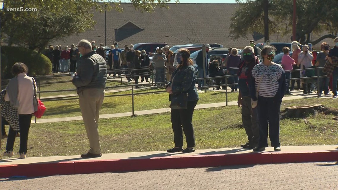 Hundreds of people wait hours outside of Christus Santa Rosa to get coronavirus vaccine; hospital asking people not to show up - Vimarsana News