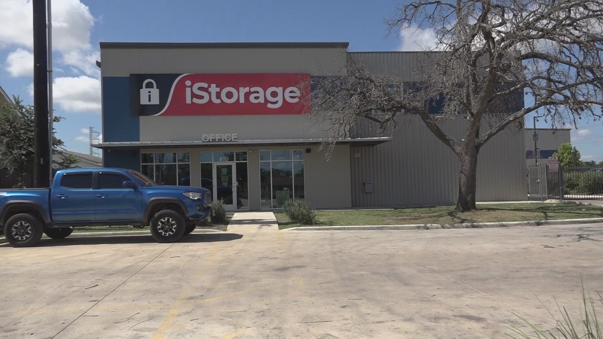 The San Antonio police responded to burglary reports at the "i-Storage" off Hot Wells Boulevard.