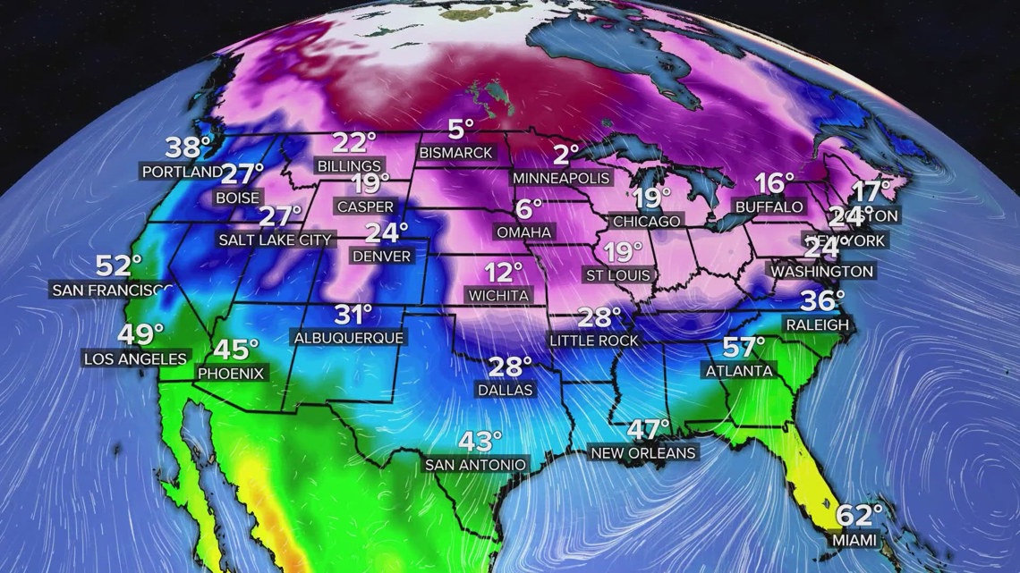 Bundle up! Arctic cold front to bring chilly temps to San Antonio next