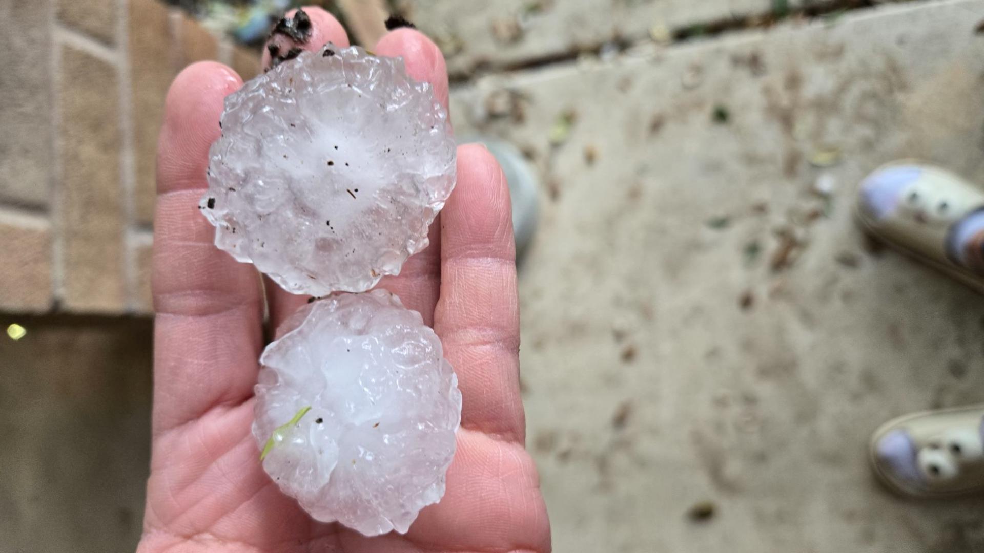 Severe thunderstorms in San Antonio brings hail | kens5.com