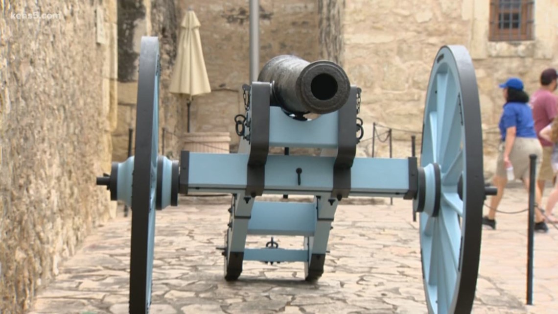 A&M restores and returns cannons, including one used at Alamo