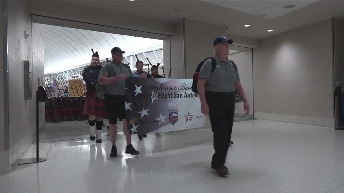 VIDEO: War veterans flown to Washington, D.C. to visit war memorials