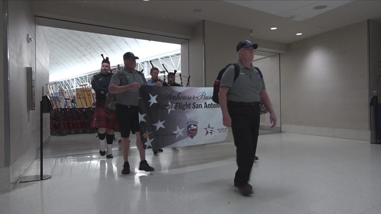 VIDEO: War veterans flown to Washington, D.C. to visit war memorials