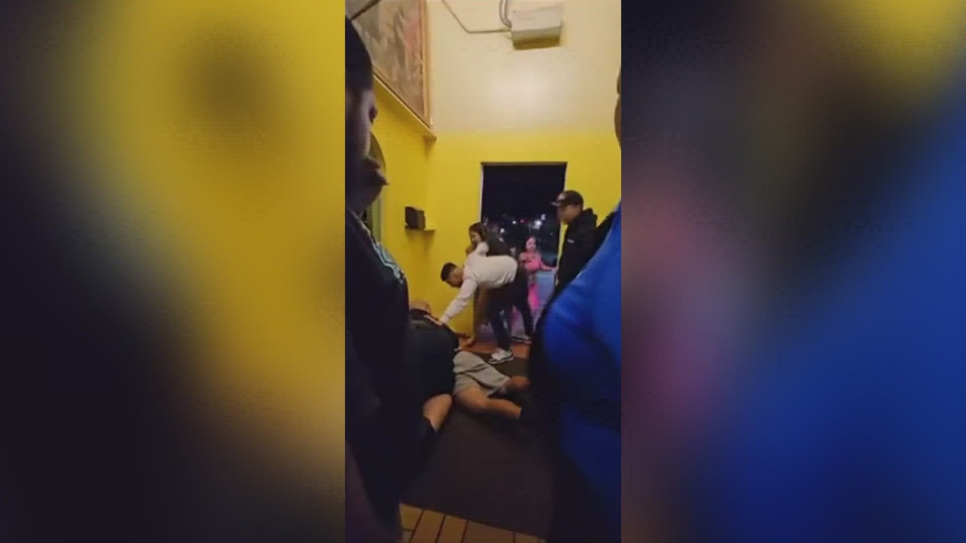 The video gives a glimpse into what happened at 'Rocky Taco House'.