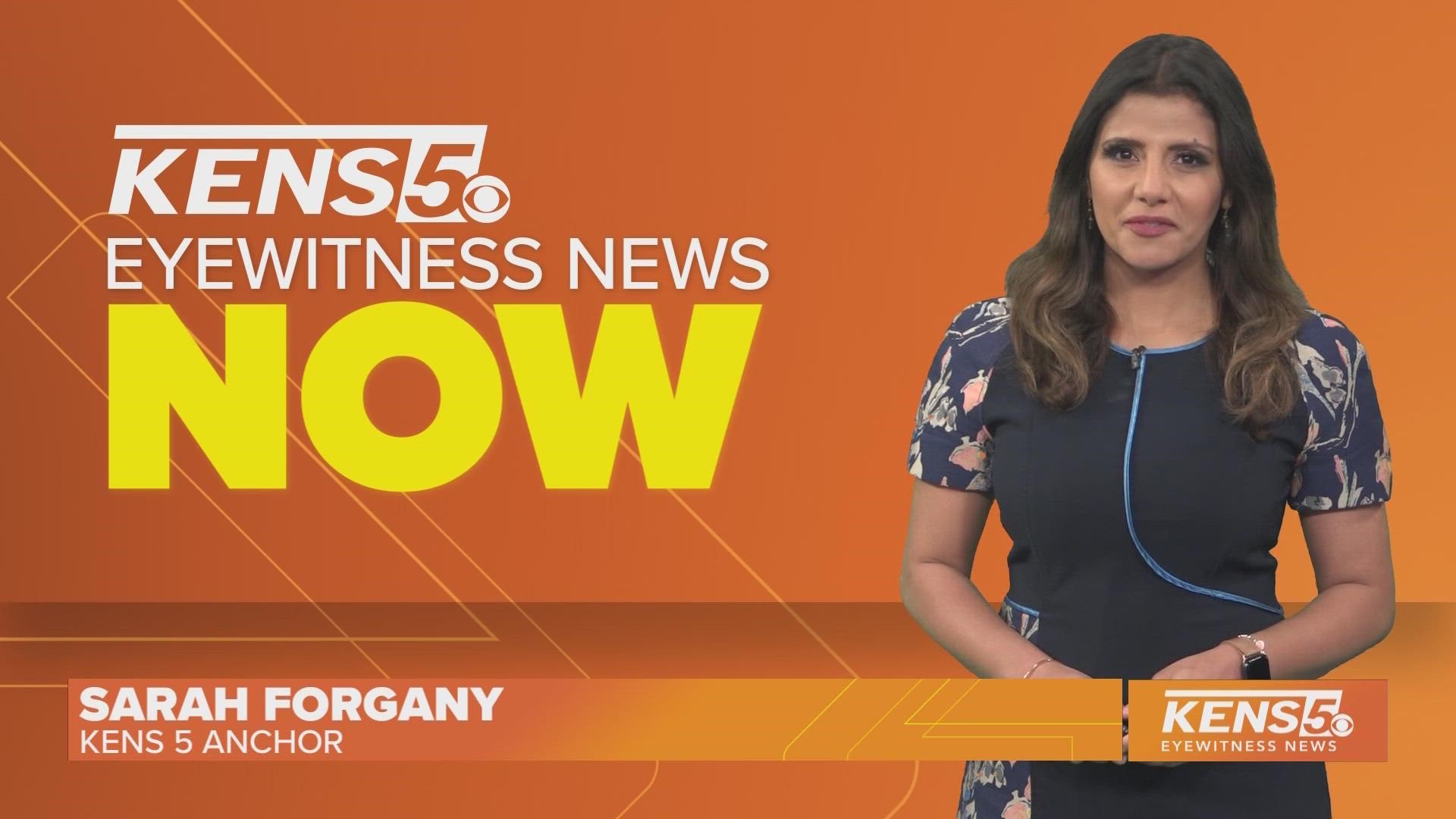 Watch those stories and more in KENS 5 News Now! Follow us here to get the latest with Sarah Forgany every weekday from KENS 5.