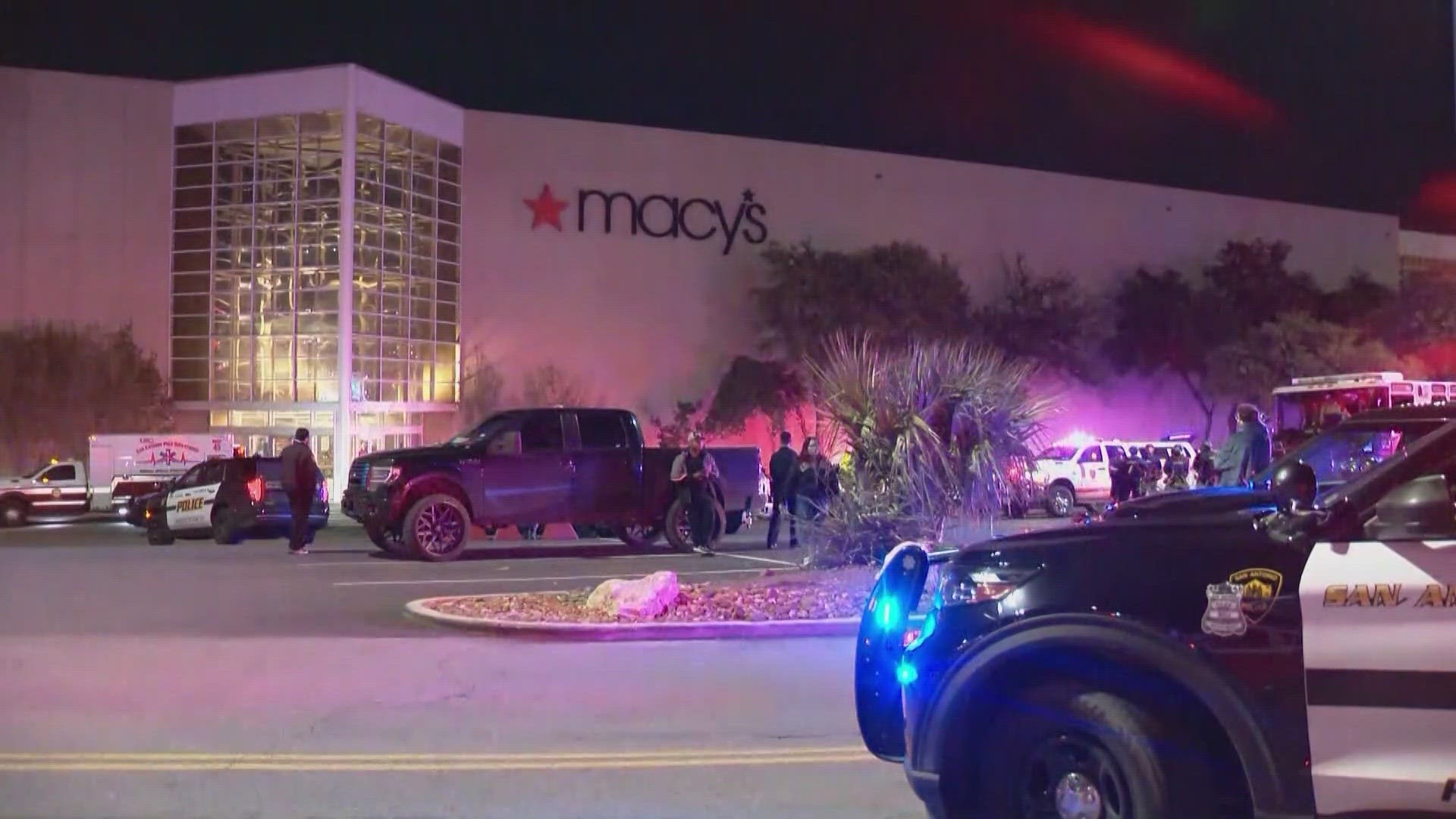 Three suspects on the loose after security guard is shot at North Star Mall,  SAPD says
