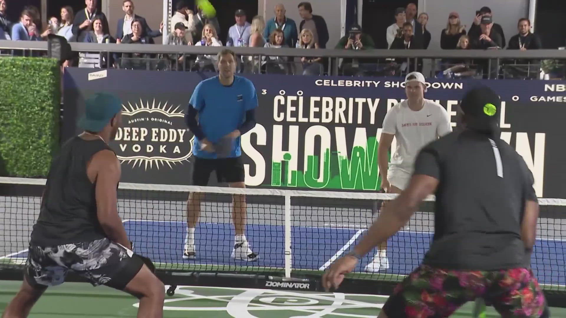 Hall of Famer Dirk Nowitzki headlined the Deep Eddy Vodka Celebrity Pickleball Showdown before the Pickleball World Championships.