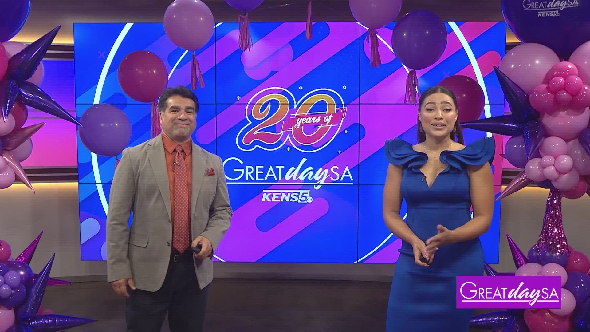 KENS 5's Great Day SA celebrates 20 years on air with a special anniversary show on Sept. 8, 2023.