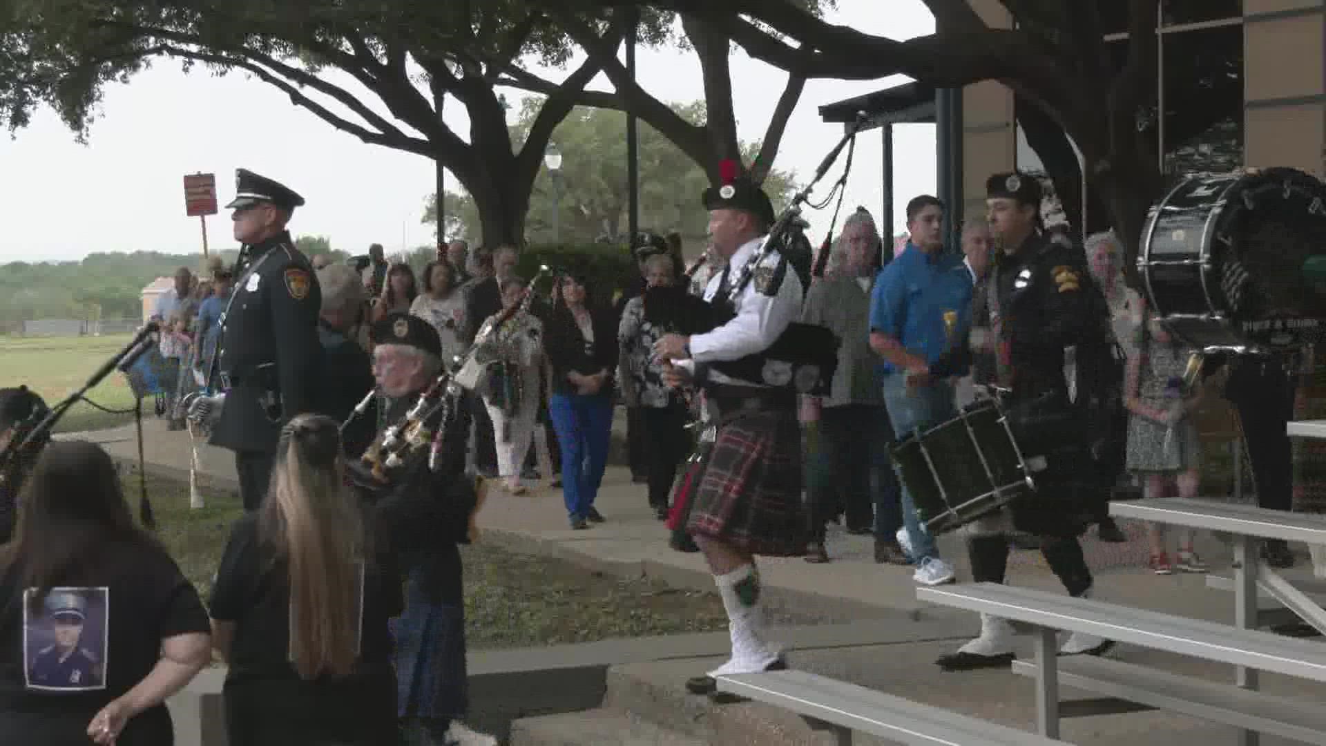 The ceremony will honor 62 officers who were killed in the line of duty.