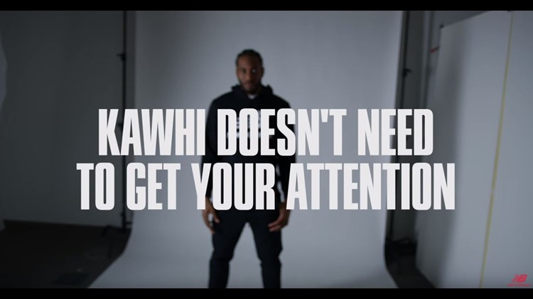 kawhi new balance commercial
