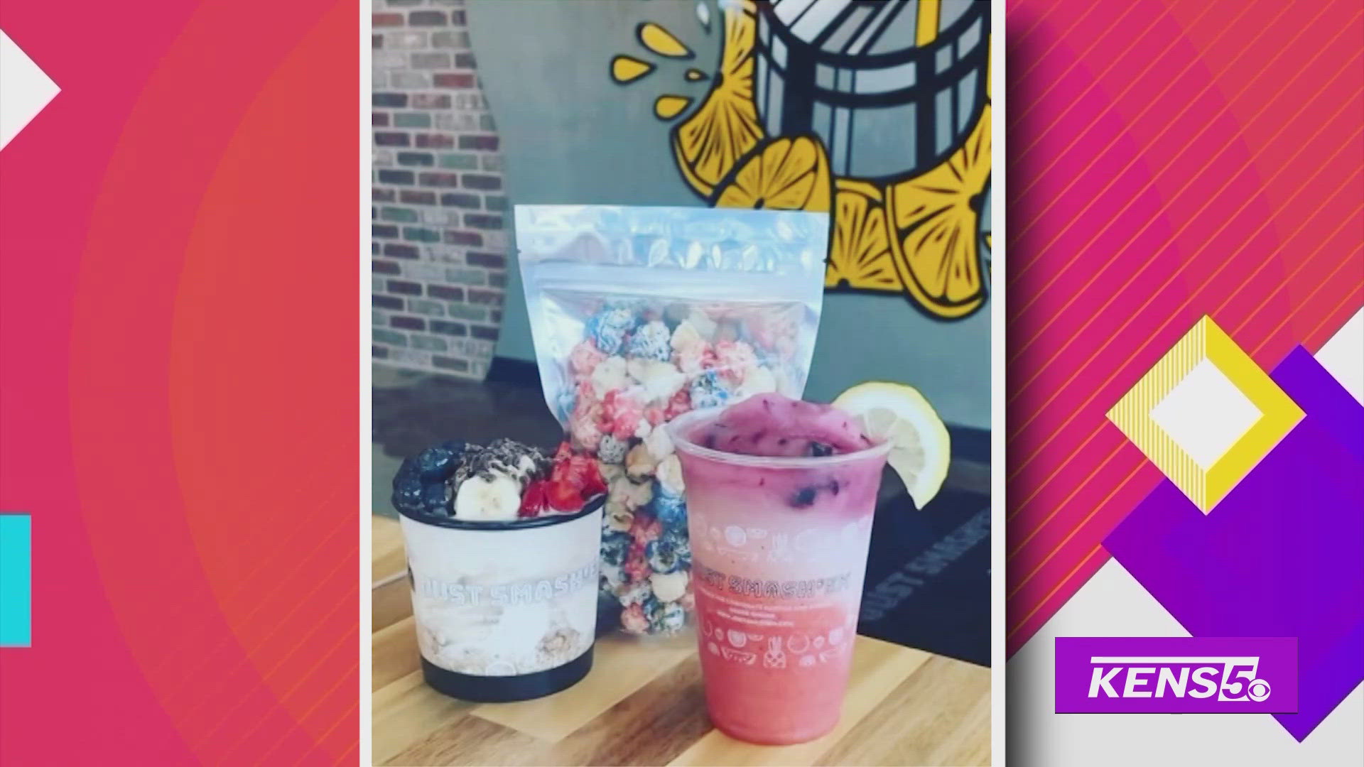 Just Smash'em celebrated national blueberry month with some delicious drinks and acai bowls.