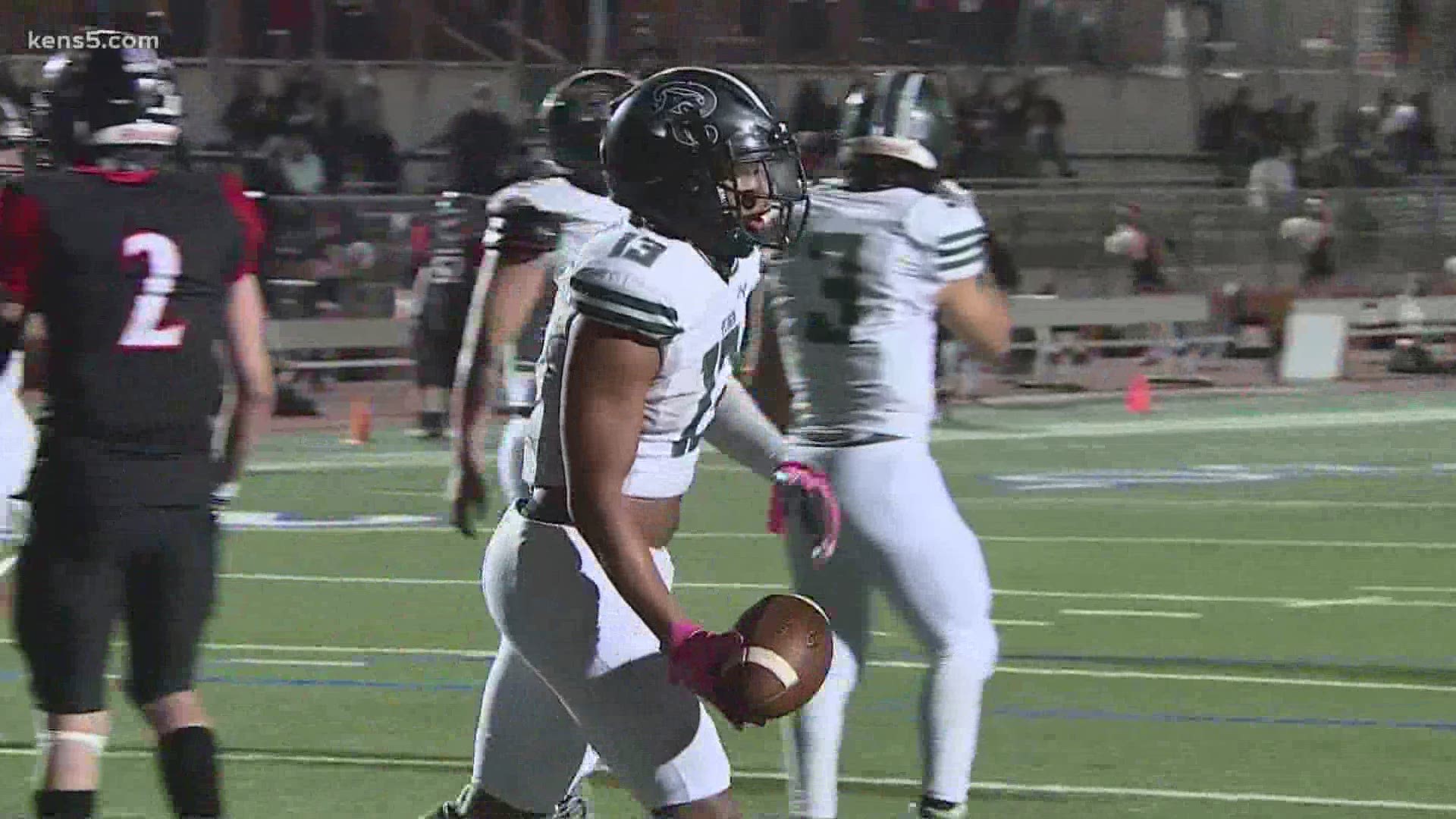 Reagan cruised to a win over Churchill as part of Friday night's high school action in the San Antonio area.