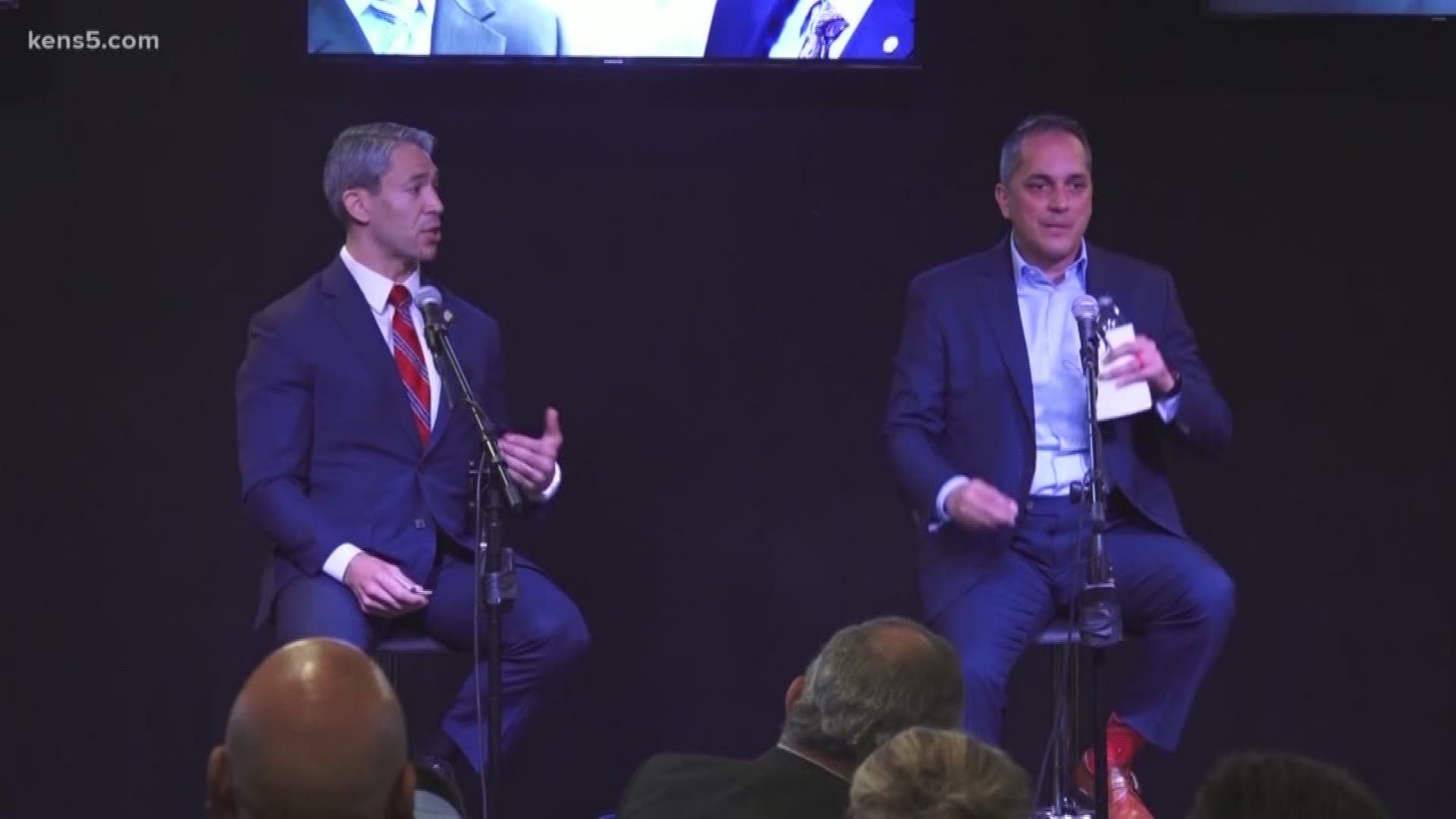 Mayor Ron Nirenberg and Councilman Greg Brockhouse discuss a wide range of topics in their first Mayoral debate.