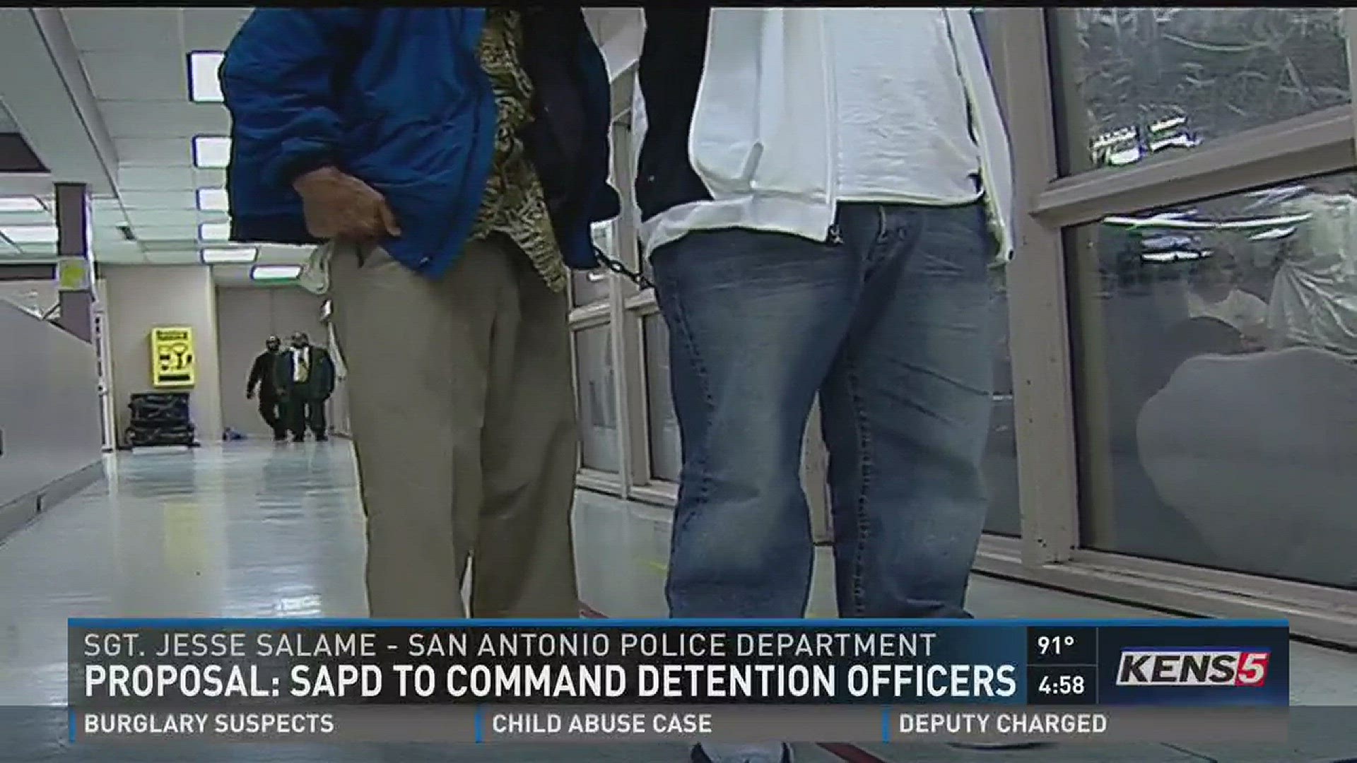 Proposal: SAPD to command detention officers