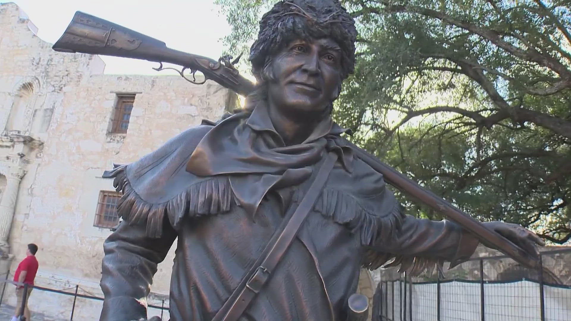 Crockett is a key figure in Texas' fight for independence from Mexico.