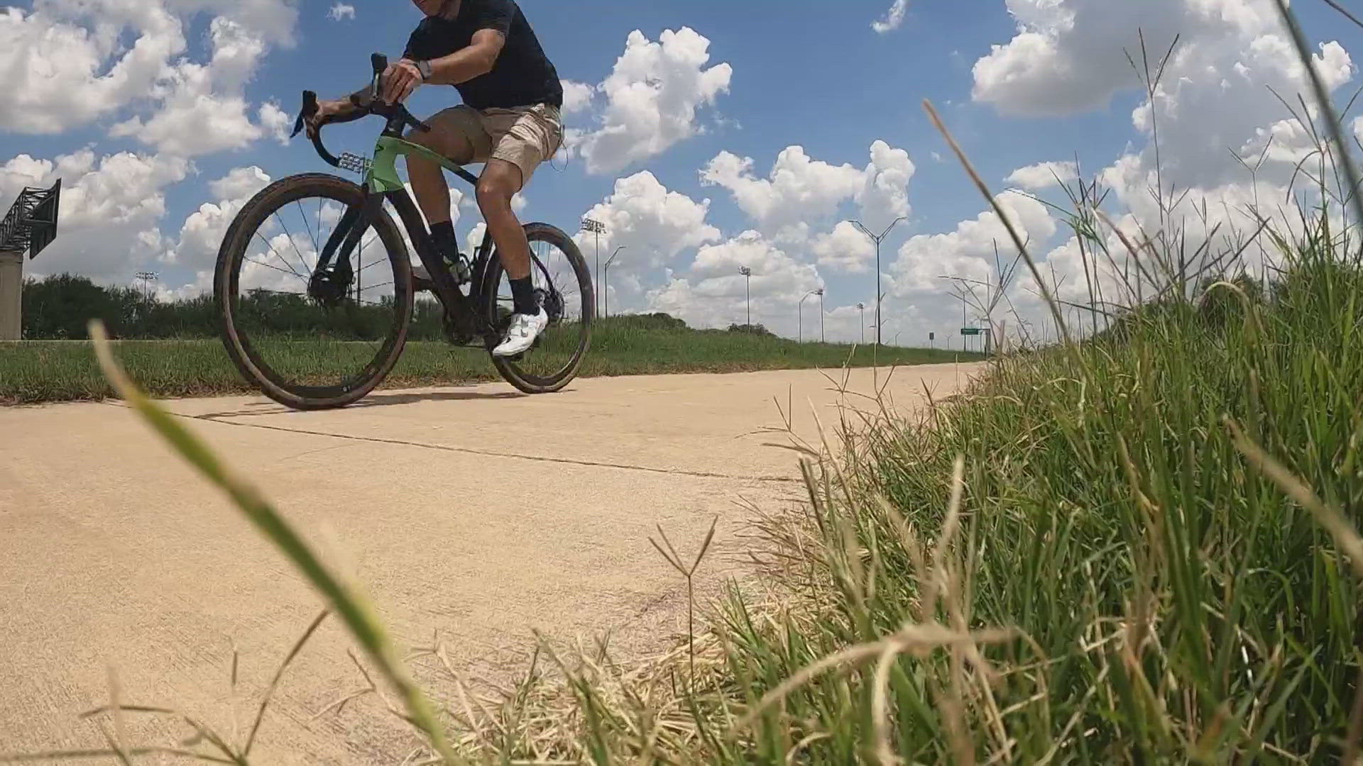 A San Antonio cyclist who frequents the Salado Creek Greenway Trail says it was a close call after he was shot at last month.