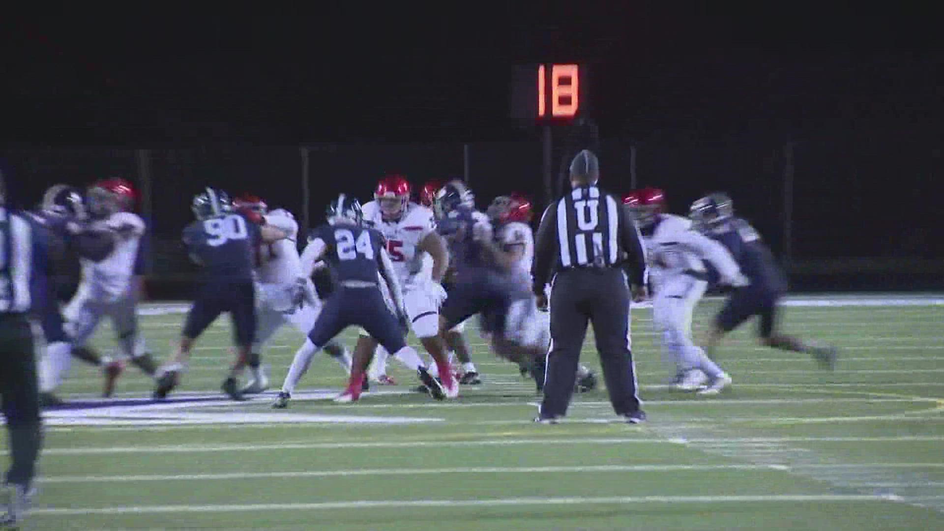 More than 10 high school football games were played Friday night.