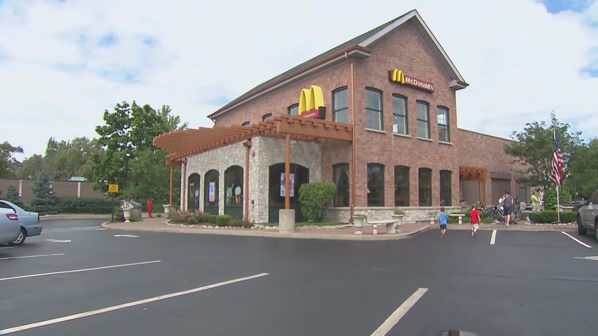 The meal features either a chicken sandwich or double cheeseburger, small fries, 4-piece McNuggets and a small drink.