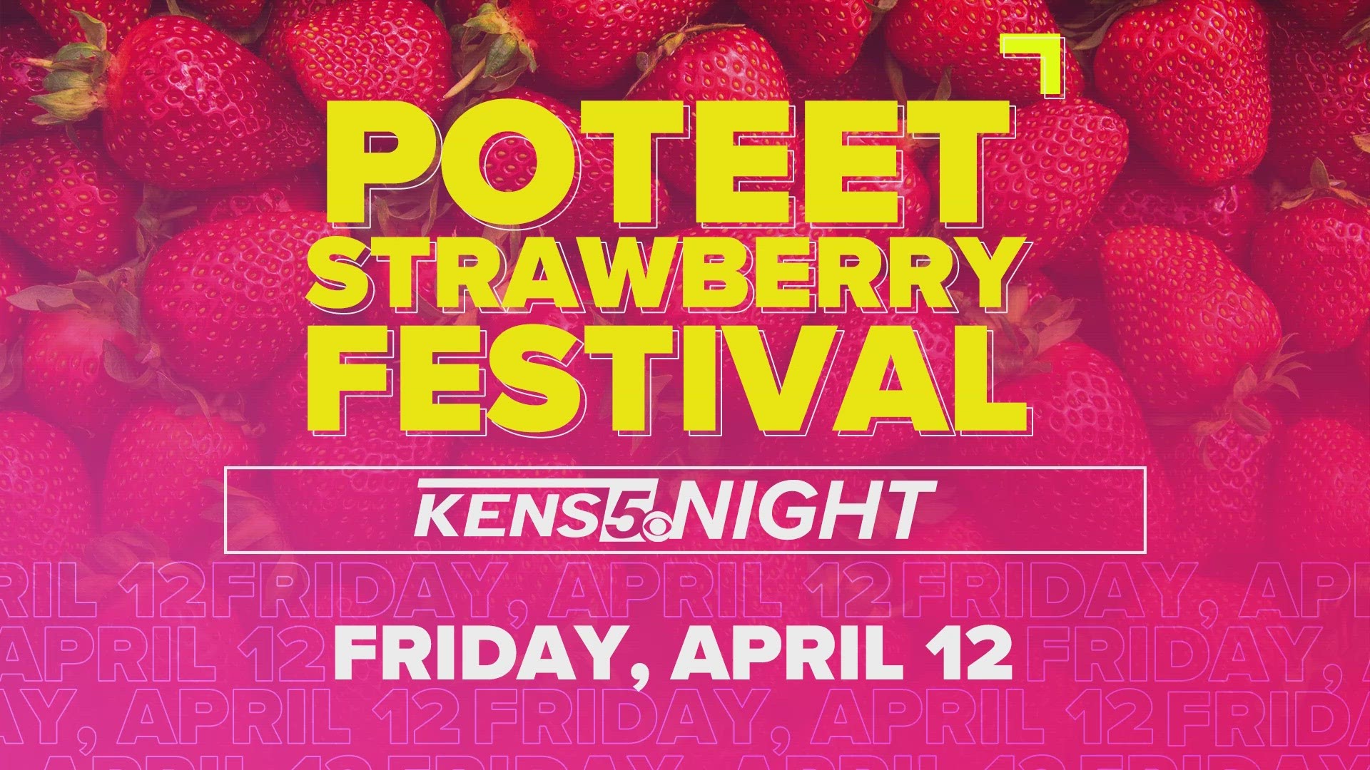 It's KENS 5 night at Poteet Strawberry Festival with tickets discounted to $10